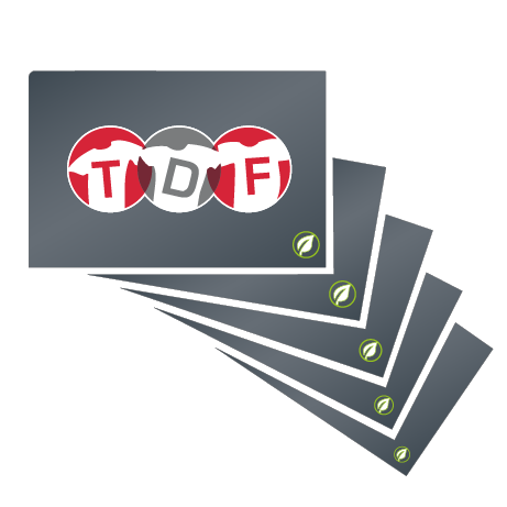 Visitenkarten | 350 g/m² Offset weiß | einseitig