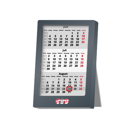 3-Monatskalender DATA - MINI - Zweijahreskalender
