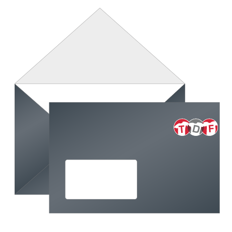 Briefumschläge mit Fenster