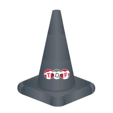 Aufblasbarer Straßenpylon als Produktnachbildung