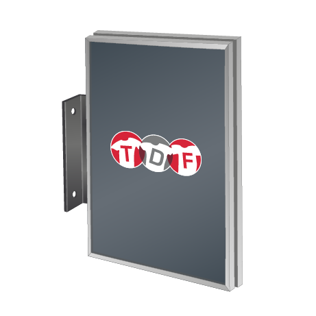 Fahnenschild | System Karlsruhe | DIN A3 hoch