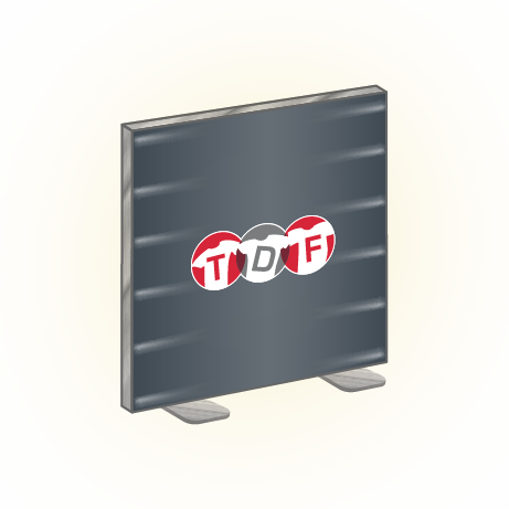 Textilspannrahmen LED freistehend | B 100 cm x H 200,5 cm | bedruckt