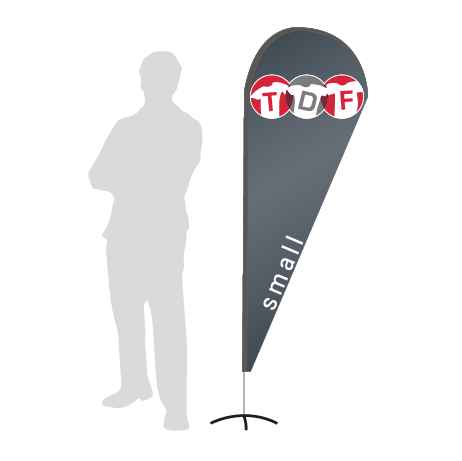 Beachflag Drop | Small (210 cm) | einseitig bedruckt