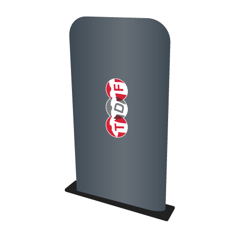 Aufsteller ZIPP | B 150 cm x H 238 cm | bedruckt