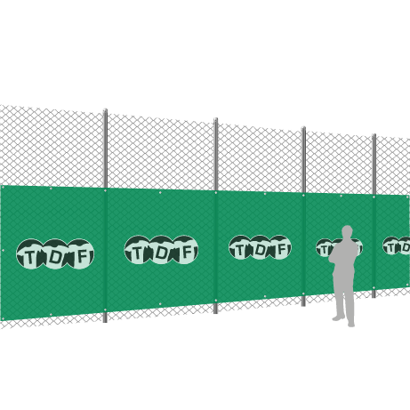 Tennisblende Klassiker | 12 x 2 Meter | bedruckt