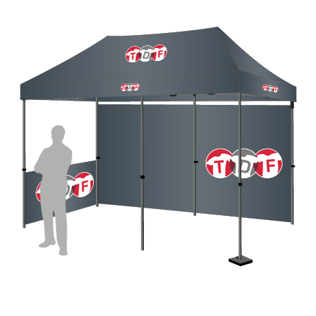 Faltpavillon | 3x6 | bedruckt