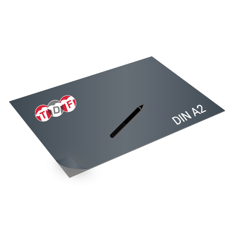 Schreibtischunterlage mit Sonderfarbe | DIN A2 | einseitig bedruckt