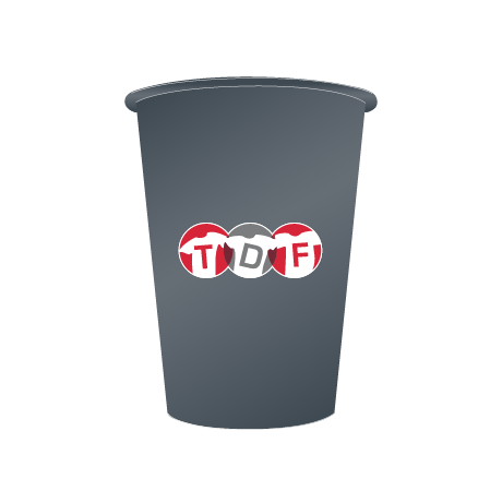 Pappbecher BIO | 350 ml einwandig | rundum bedruckt