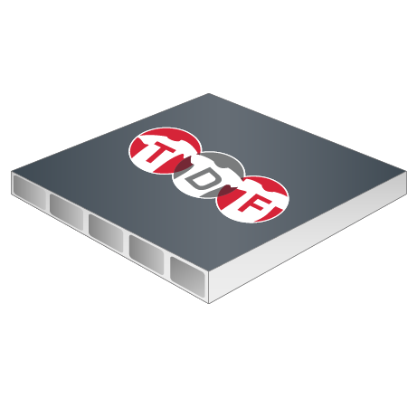 Hohlkammerplatte, 3 mm