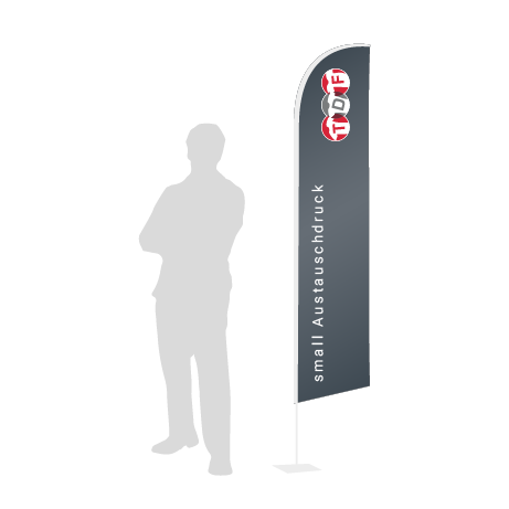 Beachflag Wind Austauschdruck | Small (260 cm) | einseitig bedruckt