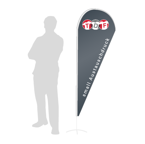 Beachflag Drop Austauschdruck | Small (210 cm) | einseitig bedruckt