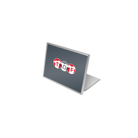 Tischaufsteller | System Karlsruhe | Visitenkarte