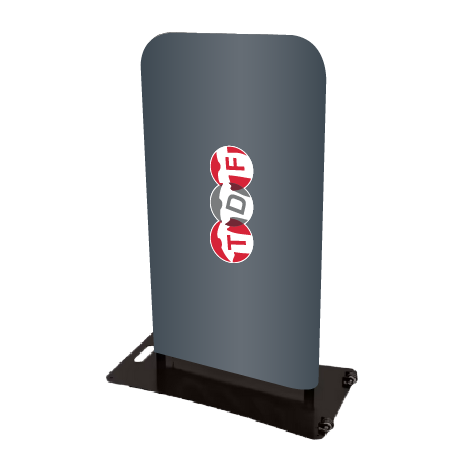 Kundenstopper ZIPP Austauschdruck | B 80 cm x H 117,4 cm | mit Druck