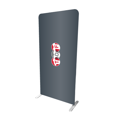 Aufsteller ZIPP ECO | B 100 cm x H 200,9 cm | bedruckt