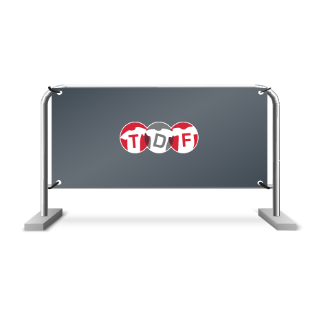 Absperrgitterbanner | B 213 cm x H 75 cm | einseitig bedruckt