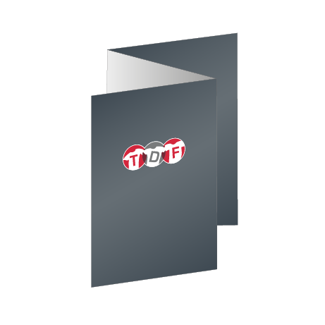 Faltblatt Zickzackfalz 6-Seiter | DIN lang 9,9 cm x 21,0 cm hoch | beidseitig bedruckt