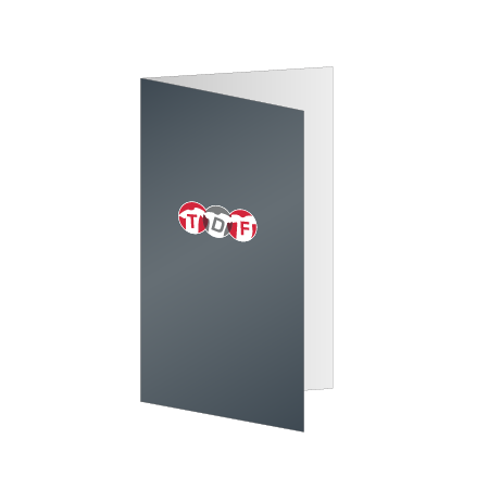 Faltblatt Einbruchfalz 4-Seiter | DIN A7 hoch | beidseitig bedruckt