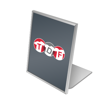 Tischaufsteller | System Karlsruhe | DIN A4 hoch