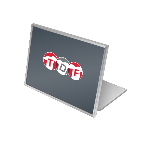 Tischaufsteller | System Karlsruhe | DIN A4 quer