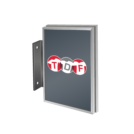 Fahnenschild | System Karlsruhe | DIN A4 hoch