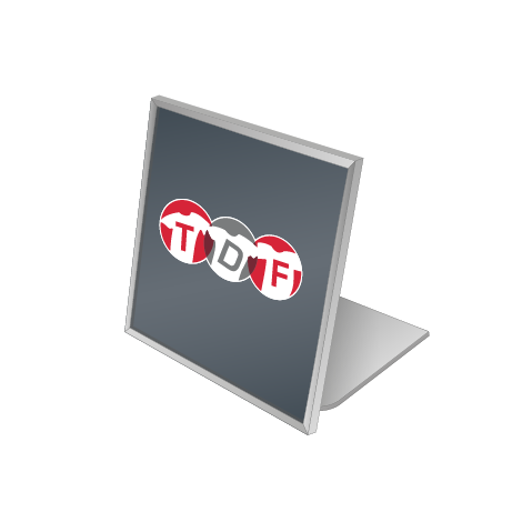 Tischaufsteller | System Karlsruhe | 15 cm x 15 cm