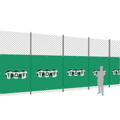 Tennisblende Klassiker | 18 x 2 Meter | bedruckt