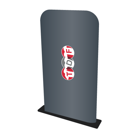 Aufsteller ZIPP | B 90 cm x H 238 cm | bedruckt