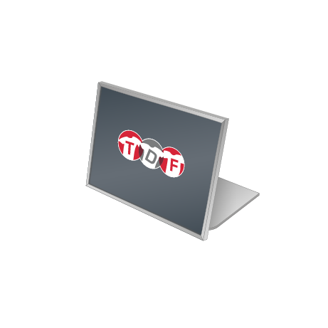 Tischaufsteller | System Karlsruhe | DIN A6 quer