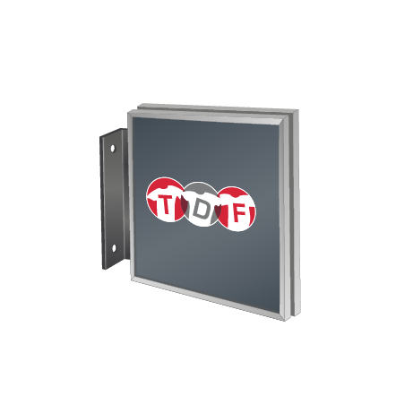 Fahnenschild | System Karlsruhe | 15 cm x 15 cm